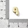 Brass Micro Pave Cubic Zirconia Letter Multi-Strand Links KK-D295-32G-16-3