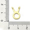 Rack Plating Brass Pendants KK-Q810-04C-G-3
