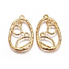 Tibetan Style Alloy Pendants EA10905Y-NFG-1