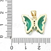 Brass Micro Pave Clear Cubic Zirconia Pendants CU-CBA83A6-05G-15-3