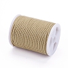 Round Waxed Polyester Cord X-YC-G006-01-1.0mm-20-2