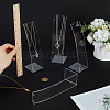Acrylic Necklace Display Stands NDIS-WH0003-015A-3