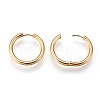 Ion Plating(IP) 304 Stainless Steel Huggie Hoop Earrings EJEW-O087-07B-2