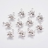 Brass Micro Pave Cubic Zirconia Charms KK-A144-041P-1