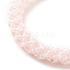 Glass Seed Crochet Beaded Bracelet BJEW-JB08083-02-4