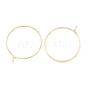 SHEGRACE Brass Hoop Earring Findings XGRPCH280-218G-1