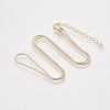 Brass Round Snake Chain Necklace Making MAK-T006-11A-KC-1