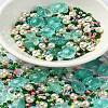 Ocean Theme Diy Painted Glass Beads DIY-YW0008-82D-1
