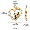 Alloy Enamel Pendants FIND-YW0002-15-2