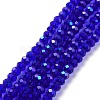 Electroplate Glass Beads Strands LS-EGLA-A034-T8mm-L16-1