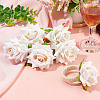 6Pcs Jute Braided Napkin Rings DJEW-CP0001-20B-4