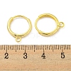 Brass Hoop Earring Findings KK-L211-021G-3
