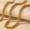 304 Stainless Steel Chain Bracelets & Necklaces Sets FS-WGEEBCF-01-3