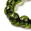 Handmade Dichroic Foil Glass Beads Strands DICH-U001-06J-3