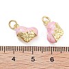 Rack Plating Brass Enamel Charms KK-G512-19E-G-3