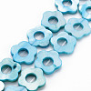 Freshwater Shell Beads Frames Strands SHEL-T009-14B-1