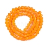 Opaque Solid Color Imitation Jade Glass Beads Strands LS-EGLA-A039-P4mm-D04-2