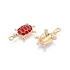 Alloy Enamel Pendants PALLOY-T092-26G-2