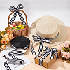 50 Yards Polyester Stripe Ribbons SRIB-WH0011-157C-5