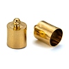 Brass Cord Ends KK-D219-12x8-G-1