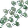 Natural Green Aventurine Beads Strands G-K382-C08-01-1