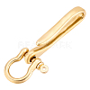   U-Shaped Brass Key Hook Shanckle Clasps KK-PH0004-97B-1