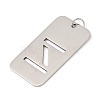 304 Stainless Steel Pendants LS-STAS-M115-01P-Z-2