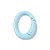 Spray Painted Alloy Spring Gate Rings AJEW-C035-01-2