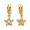 Rack Plating Brass Micro Pave Cubic Zirconia Charms KK-S398-05B-1