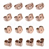40Pcs 4 Size Ion Plating(IP) 304 Stainless Steel Ear Nuts STAS-LS0001-15RG-2