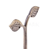 Bean Sprout Shape Alloy Earrings Display Stand EDIS-K002-08AB-2