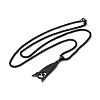 Bat Pendant Necklaces NJEW-C044-01EB-2