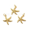 Rack Plating Eco-Friendly Brass Pendants KK-K165-10G-1