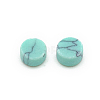 Synthetic Turquoise Cabochons TURQ-S290-02B-6mm-2