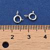 Sterling Silver Spring Ring Clasps X-STER-A007-32-4