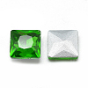 Pointed Back Glass Rhinestone Cabochons RGLA-T027-8x8mm-20-2