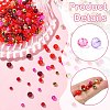 1000Pcs 3 Styles Glass Rondelle Beads GLAA-CJC0009-09B-3