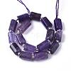 Natural Amethyst Beads Strands G-S345-8x11-004-2