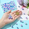 Imitation Pearl Acrylic Beads OACR-YW0002-04A-02-5