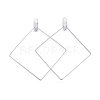 304 Stainless Steel Wire Pendants STAS-L238-076P-1