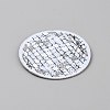 Polyester Iron on/Sew On Patches PATC-WH0022-04B-2