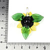 Handmade Lampwork Pendants LAMP-N034-06B-3