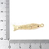 Brass Micro Pave Clear Cubic Zirconia Pendants X-KK-U064-18B-G-3