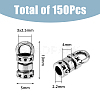 150Pcs Alloy Cord Ends FIND-FH0008-75-2
