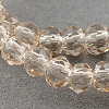 Transparent Glass Beads Strands X-GLAA-R135-2mm-14-1