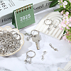 48Pcs 3 Style Alloy Pendant Decoration & Keychain HJEW-CA00047-4