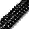 Natural Black Onyx Beads Strands X-G-Z024-01C-1
