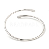 Non-Tarnish 304 Stainless Steel Cuff Bangles BJEW-P331-10P-1