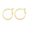 Brass Hoop Earrings KK-I665-26B-G-1