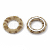 Faux Mink Fur Covered Linking Rings WOVE-N009-02H-2